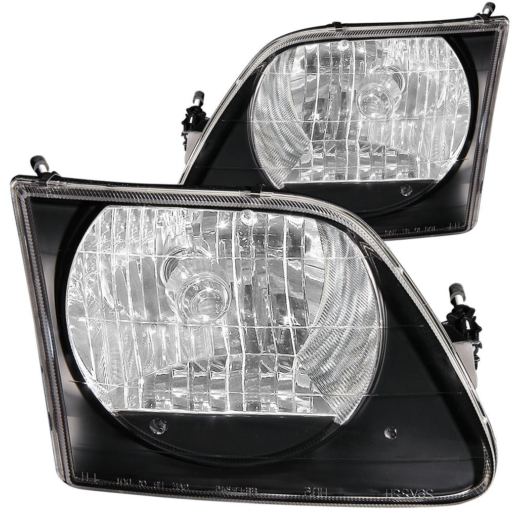 ANZO USA 111083 Crystal Headlight Set for Select Ford Expedition, Ford F-150, Ford F-150 Heritage