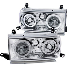 Load image into Gallery viewer, ANZO USA 111092 Crystal Headlight Set w/Halo for Select Toyota Land Cruiser