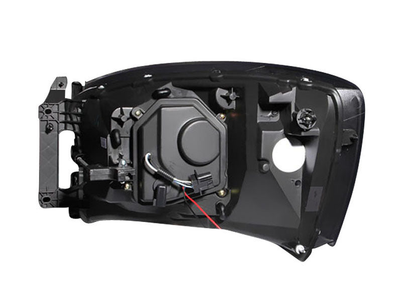 ANZO USA 111103 Projector Headlight Set w/Halo for Select Dodge Ram 1500, Dodge Ram 2500, Dodge Ram