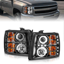 Load image into Gallery viewer, ANZO USA 111107 Projector Headlight Set w/Halo for Select Chevrolet Silverado 1500, Chevrolet Silverado HD, Chevrolet Silverado HD