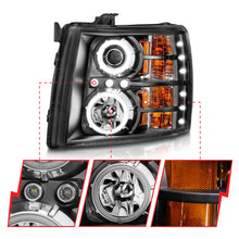 Load image into Gallery viewer, ANZO USA 111107 Projector Headlight Set w/Halo for Select Chevrolet Silverado 1500, Chevrolet Silverado HD, Chevrolet Silverado HD