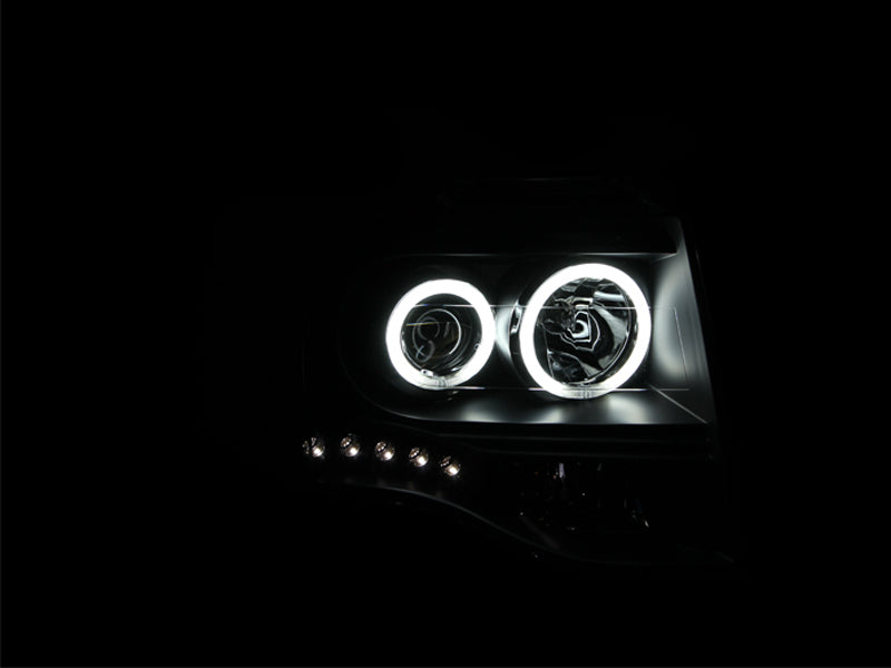 ANZO USA 111113 Projector Headlight Set w/Halo for Select Ford Expedition