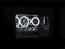 Load image into Gallery viewer, ANZO USA 111118 Projector Headlight Set w/Halo for Select Ford Excursion, Ford F-250 Super Duty, Ford F-350 Super Duty, Ford F-450 Super Duty, Ford F-550 Super Duty