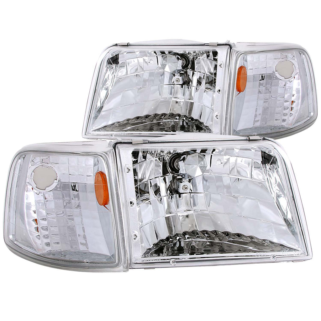 ANZO USA 111119 Crystal Headlight Set for Select Ford Ranger