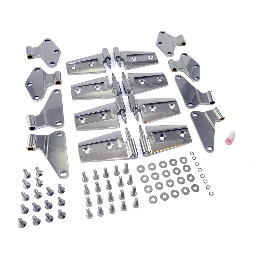 Rugged Ridge 11111.21 Door Hinge Kit for Select Jeep Wrangler, Jeep Wrangler JK