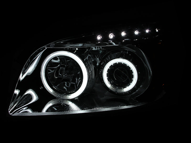 ANZO USA 111121 Projector Headlight Set w/Halo for Select Toyota RAV4