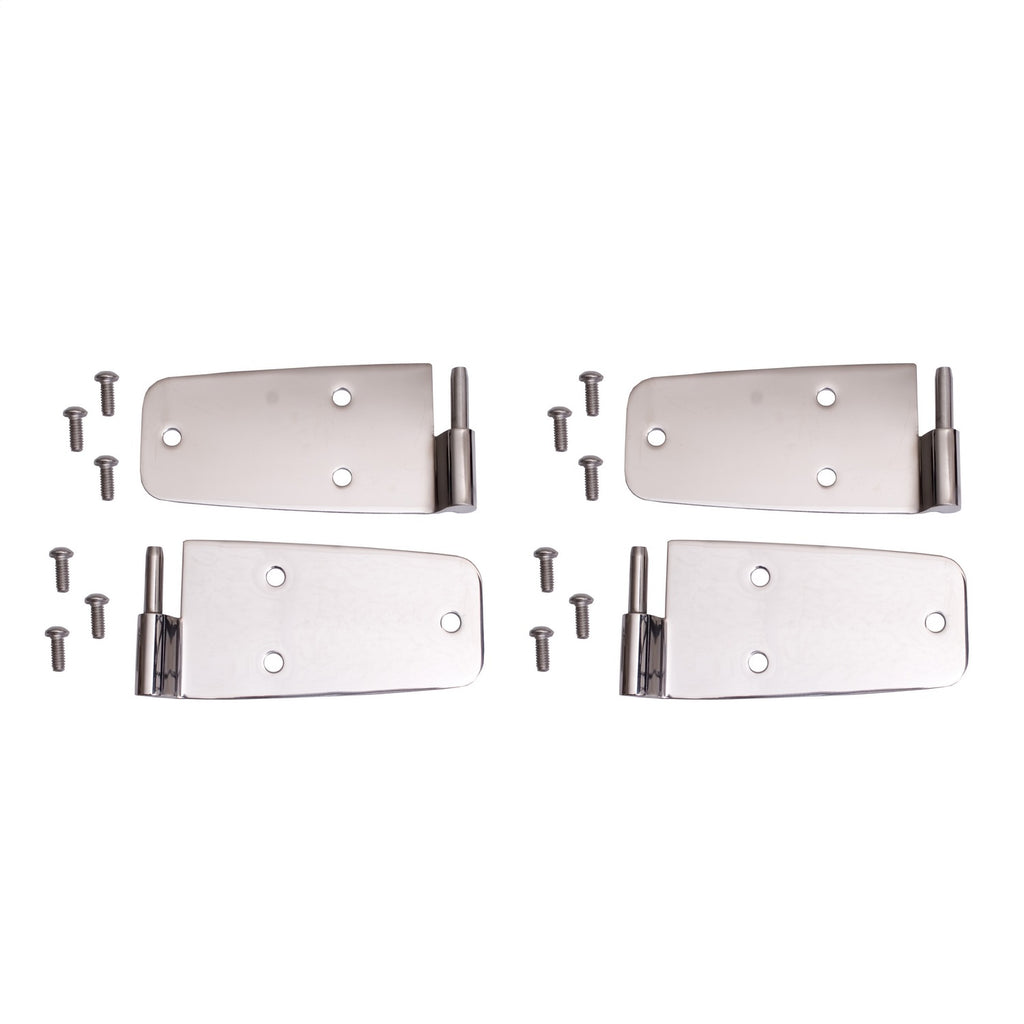Rugged Ridge 11113.01 Door Hinge Kit for Select Jeep CJ5, Jeep CJ7, Jeep Scrambler, Jeep Wrangler