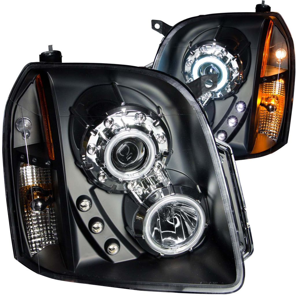 ANZO USA 111148 Projector Headlight Set w/Halo for Select GMC Yukon, GMC Yukon XL 1500, GMC Yukon XL