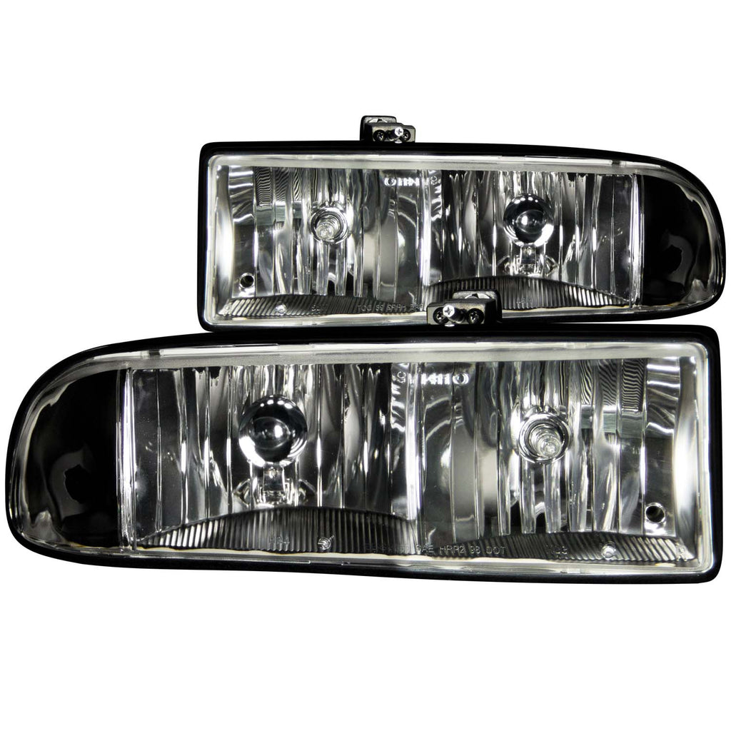 ANZO USA 111156 Crystal Headlight Set for Select Chevrolet Blazer, Chevrolet S10