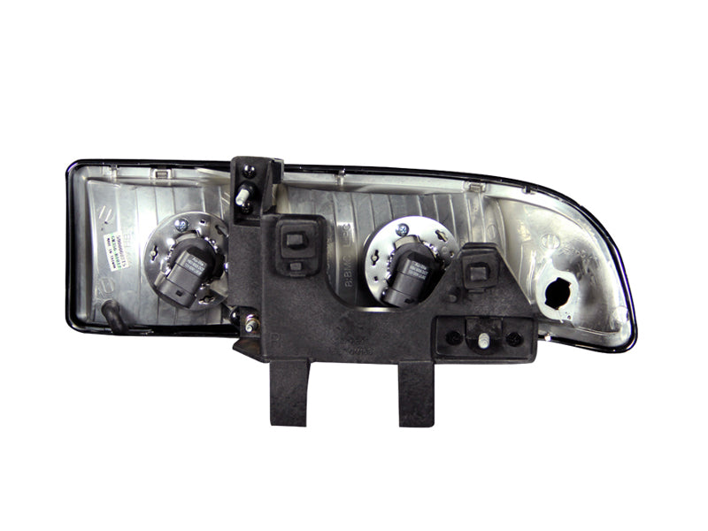 ANZO USA 111156 Crystal Headlight Set for Select Chevrolet Blazer, Chevrolet S10