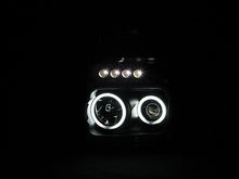 Load image into Gallery viewer, ANZO USA 111168 Projector Headlight Set w/Halo for Select Ford F-250 Super Duty, Ford F-350 Super Duty, Ford F-450 Super Duty