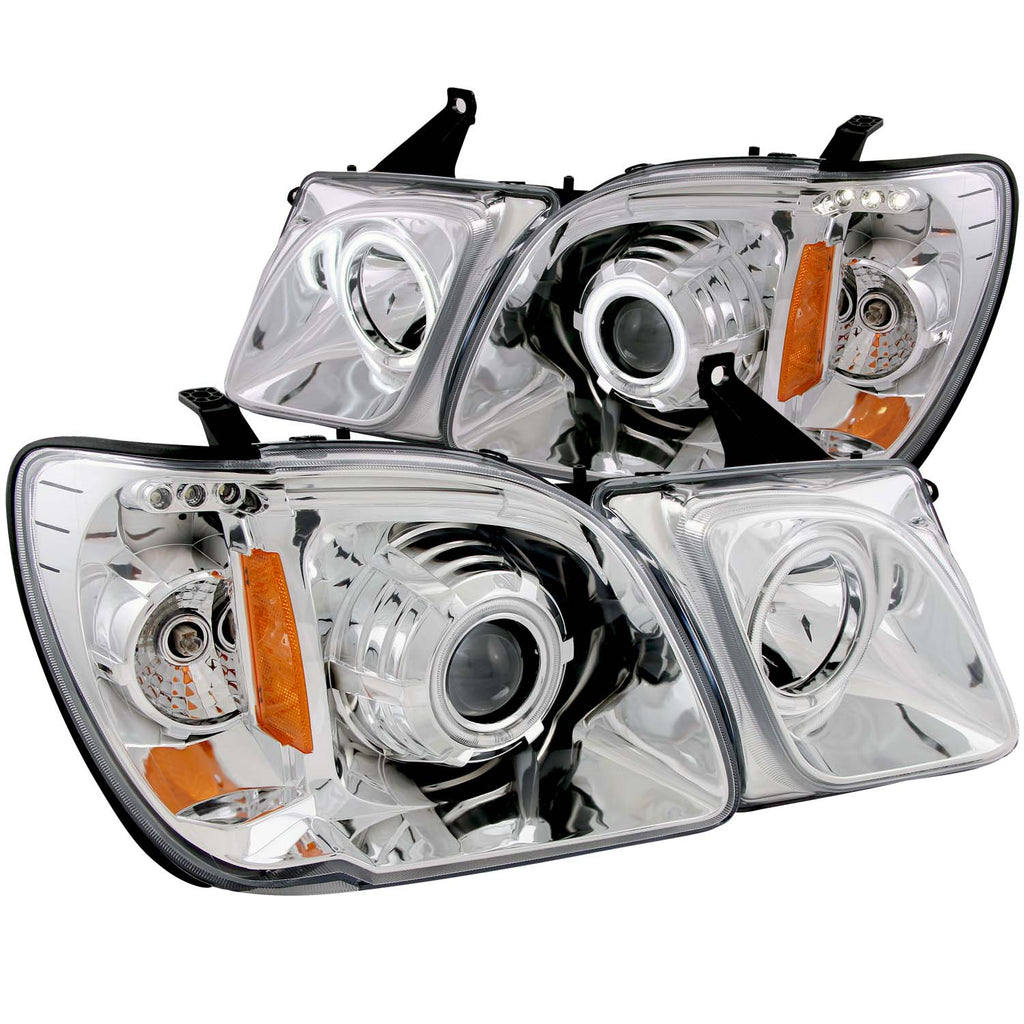 ANZO USA 111169 Projector Headlight Set w/Halo for Select Lexus LX470