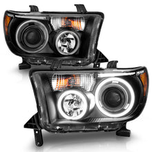 Load image into Gallery viewer, ANZO USA 111174 Projector Headlight Set w/Halo for Select Toyota Sequoia, Toyota Tundra