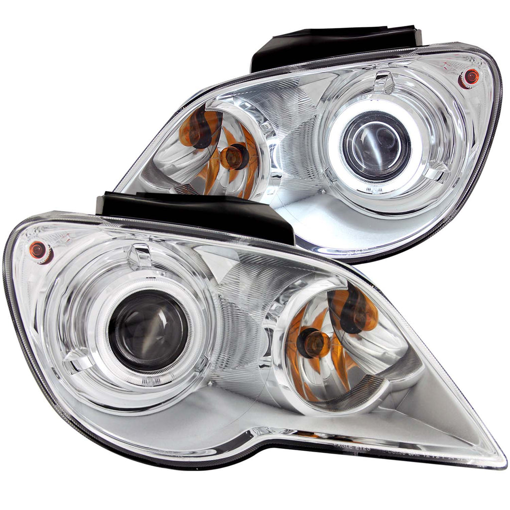 ANZO USA 111185 Projector Headlight Set w/Halo for Select Chrysler Pacifica