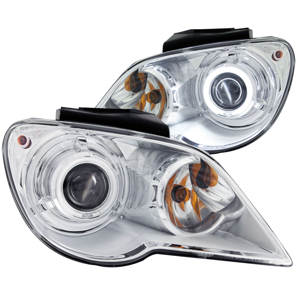 ANZO USA 111187 Projector Headlight Set w/Halo for Select Chrysler Pacifica