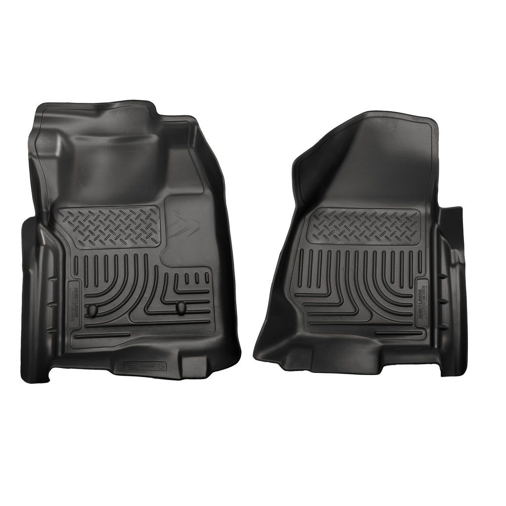 1112-F250F350F450-Ford-Hd-Super-Duty-Std-Cab-WO-Manual-Transfer-Case-Front-Liners-Black