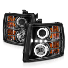 Load image into Gallery viewer, ANZO USA 111200 Projector Headlight Set w/Halo for Select Chevrolet Silverado 1500, Chevrolet Silverado HD, Chevrolet Silverado HD
