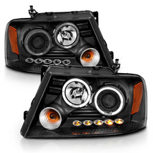 Load image into Gallery viewer, ANZO USA 111204 Projector Headlight Set w/Halo for Select Ford F-150, Lincoln Mark LT