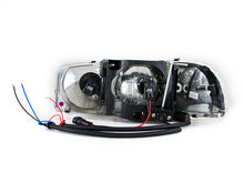 Load image into Gallery viewer, ANZO USA 111207 Crystal Headlight Set w/Halo for Select GMC Sierra 1500, GMC Sierra Classic, GMC Sierra HD, GMC Sierra HD Classic, GMC Sierra 2500, GMC Sierra HD, GMC Sierra HD Classic, GMC Sierra 3500, GMC Sierra Classic, GMC Yukon, GMC Yukon XL 1500,
