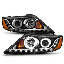 Load image into Gallery viewer, ANZO USA 111248 Projector Headlight Set w/Halo for Select Kia Sorento