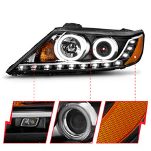 Load image into Gallery viewer, ANZO USA 111248 Projector Headlight Set w/Halo for Select Kia Sorento