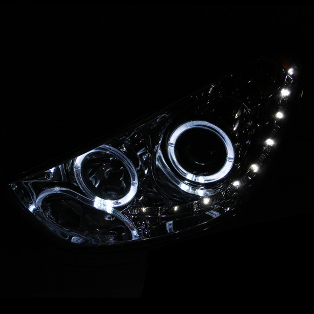 ANZO USA 111259 Projector Headlight Set w/2 Halos for Select Hyundai Tucson