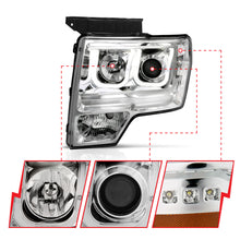 Load image into Gallery viewer, ANZO USA 111264 Projector Headlight Set for Select Ford F-150