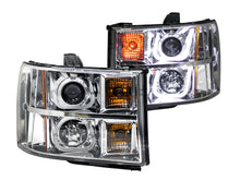 Load image into Gallery viewer, ANZO USA 111283 Projector Headlight Set for Select GMC Sierra 1500, GMC Sierra HD, GMC Sierra HD