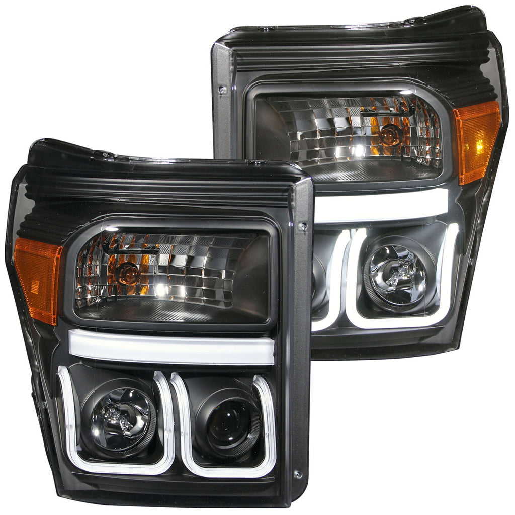ANZO USA 111292 Projector Headlight Set for Select Ford F-250 Super Duty, Ford F-350 Super Duty, Ford F-450 Super Duty