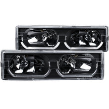 Load image into Gallery viewer, ANZO USA 111299 Crystal Headlight Set for Select Chevrolet Blazer, Chevrolet C1500, Chevrolet C1500 Suburban, Chevrolet C2500, Chevrolet C2500 Suburban, Chevrolet C3500, Chevrolet K1500, Chevrolet K1500 Suburban, Chevrolet K2500, Chevrolet K2500