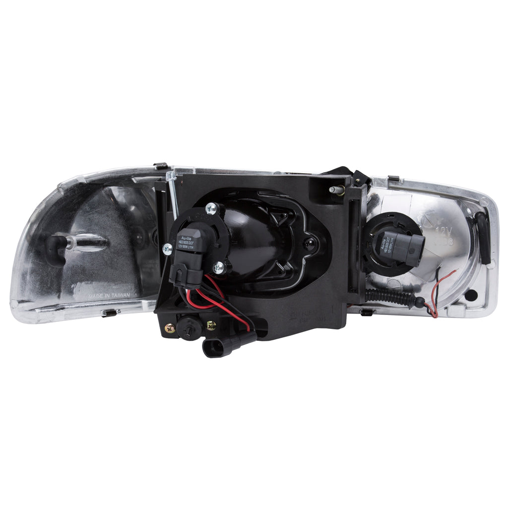 ANZO USA 111303 Projector Headlight Set for Select GMC Sierra 1500, GMC Sierra Classic, GMC Sierra HD, GMC Sierra HD Classic, GMC Sierra 2500, GMC Sierra HD, GMC Sierra HD Classic, GMC Sierra 3500, GMC Sierra Classic, GMC Yukon, GMC Yukon XL 1500, GMC