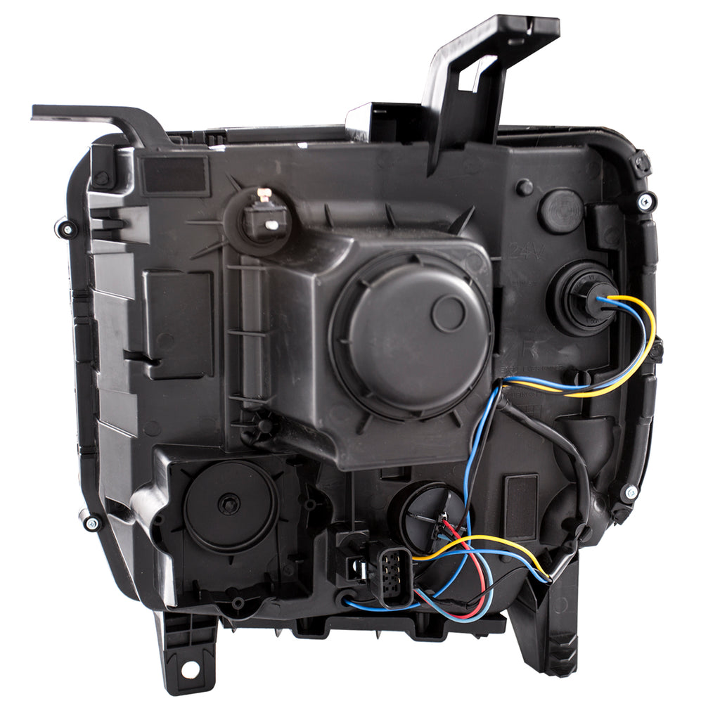 ANZO USA 111317 Projector Headlight Set for Select GMC Sierra, GMC Sierra 1500, GMC Sierra HD, GMC Sierra HD