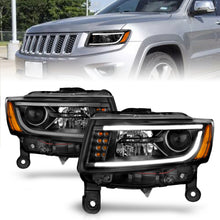 Load image into Gallery viewer, ANZO USA 111329 Projector Headlight Set for Select Jeep Grand Cherokee