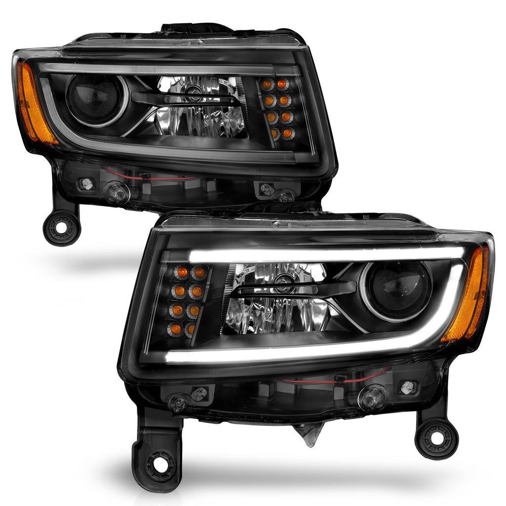 ANZO USA 111329 Projector Headlight Set for Select Jeep Grand Cherokee