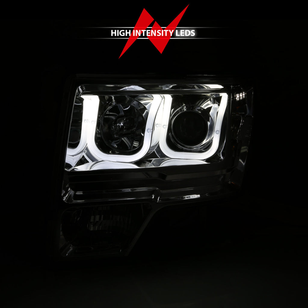 ANZO USA 111352 Projector Headlight Set for Select Ford F-150