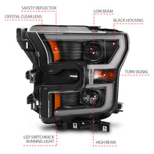 Load image into Gallery viewer, ANZO USA 111357 Projector Headlight Set for Select Ford F-150