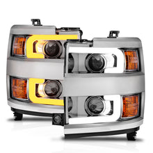 Load image into Gallery viewer, ANZO USA 111366 Projector Headlight Set for Select Chevrolet Silverado HD, Chevrolet Silverado HD