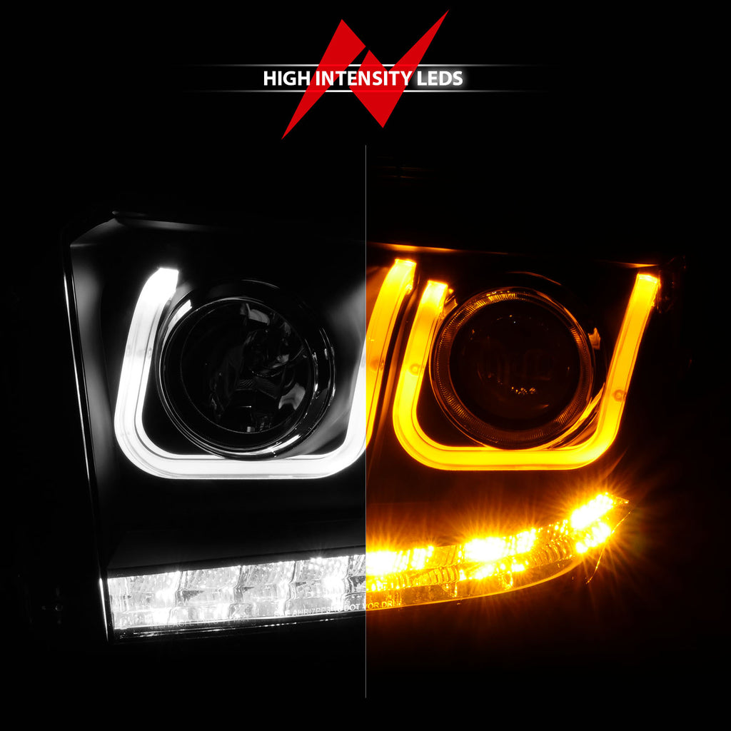 ANZO USA 111387 Projector Headlight Set for Select Toyota Tundra