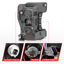 Load image into Gallery viewer, ANZO USA 111388 Projector Headlight Set for Select Ford F-250 Super Duty, Ford F-350 Super Duty, Ford F-450 Super Duty