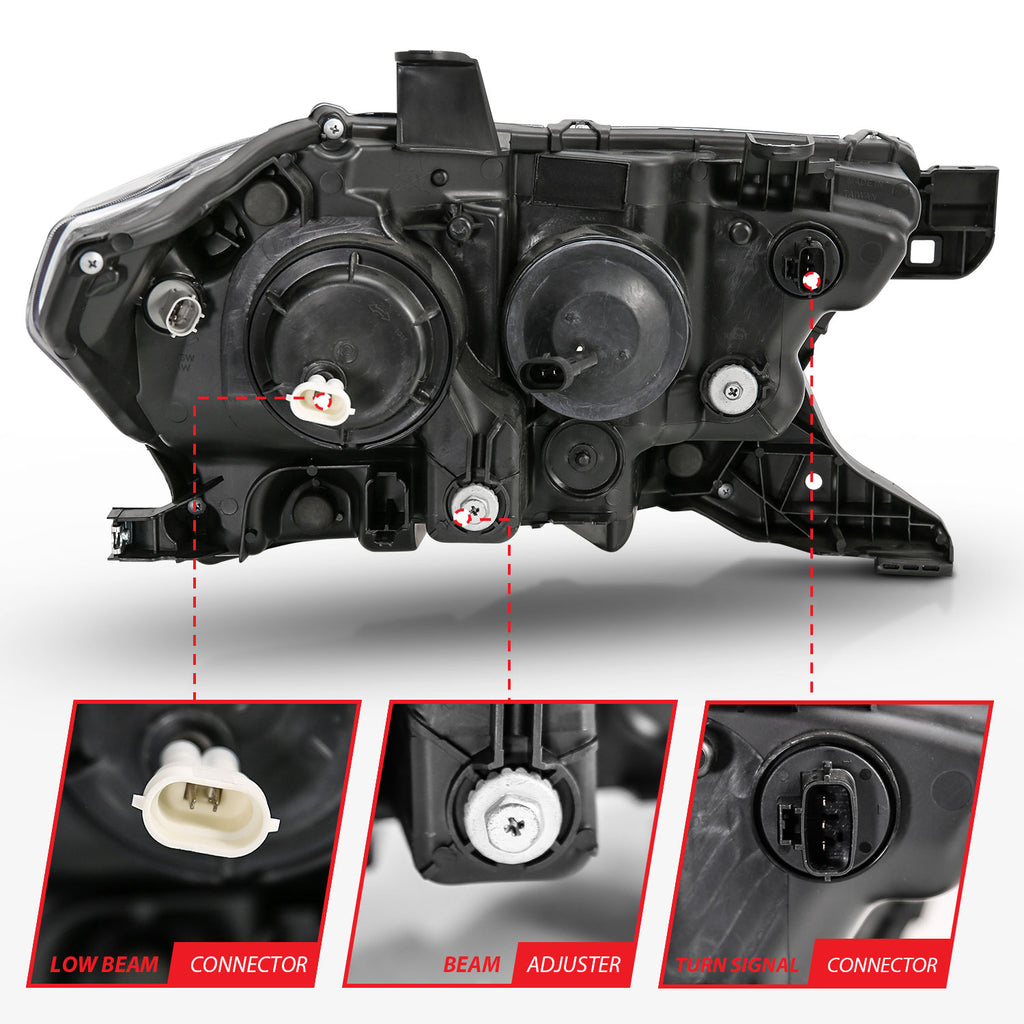 ANZO USA 111396 ANZO USA Projector Headlights for Select Toyota Tacoma