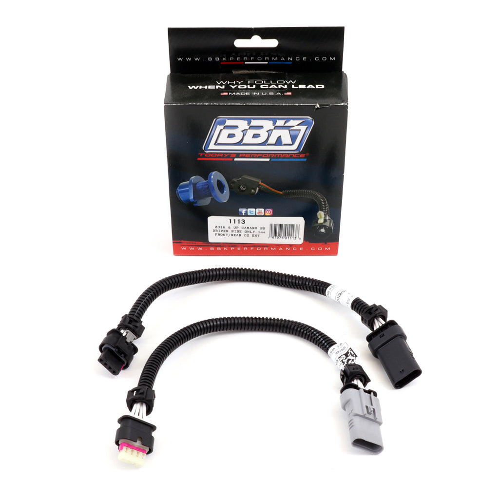 BBK Performance Parts 1113 2016-24 CAMARO 6.2L O2 Wire Harness Extension (Automatic Only) for Select Chevrolet Camaro