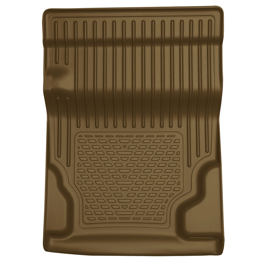 1114-EscaladeTahoeYukon-W2Nd-Row-Bucket-Walkway-Floor-Liner-Tan