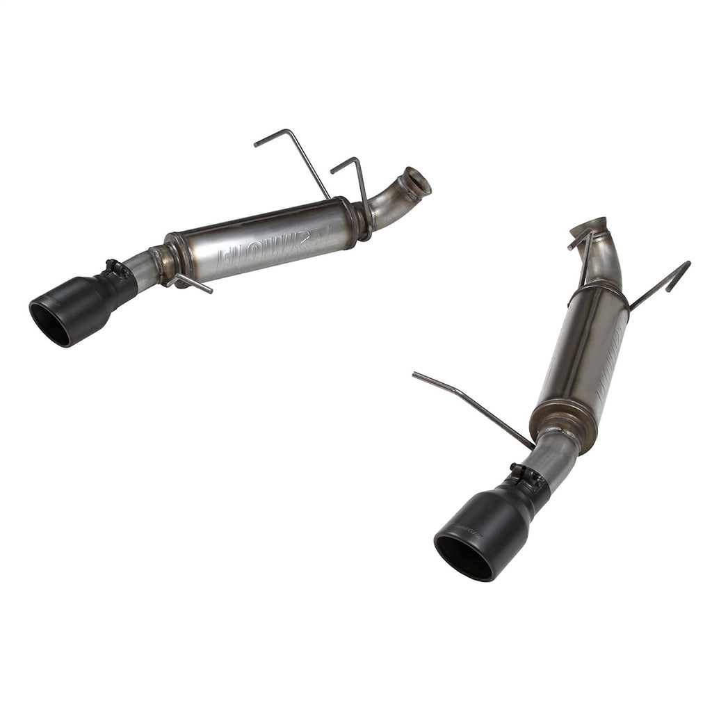 1114-Mustang-Flowfx-Axleback-Exhaust-System-2.5In-Ss-4In-Black-Tips-Dual-Out-Rear