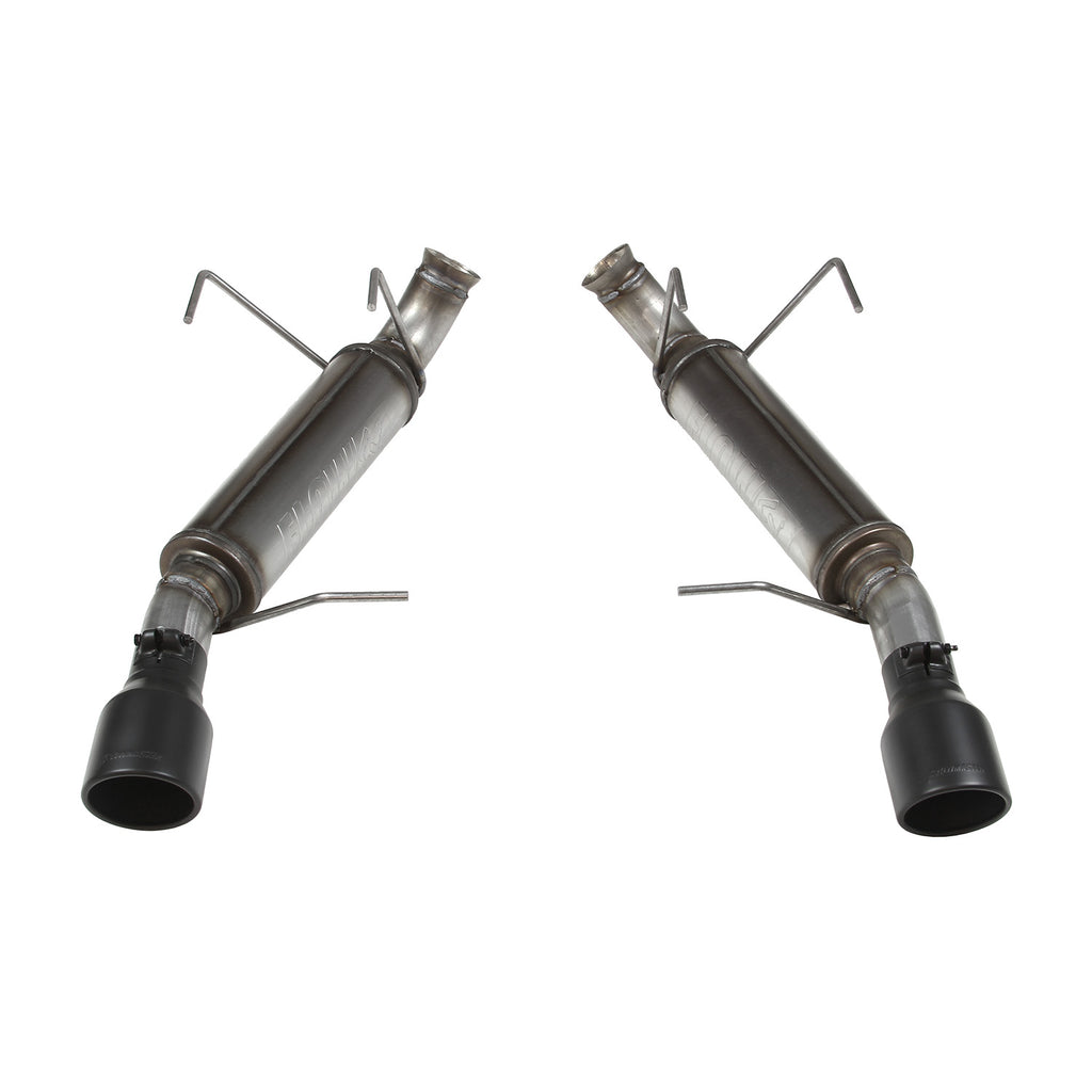 1114-Mustang-Flowfx-Axleback-Exhaust-System-2.5In-Ss-4In-Black-Tips-Dual-Out-Rear