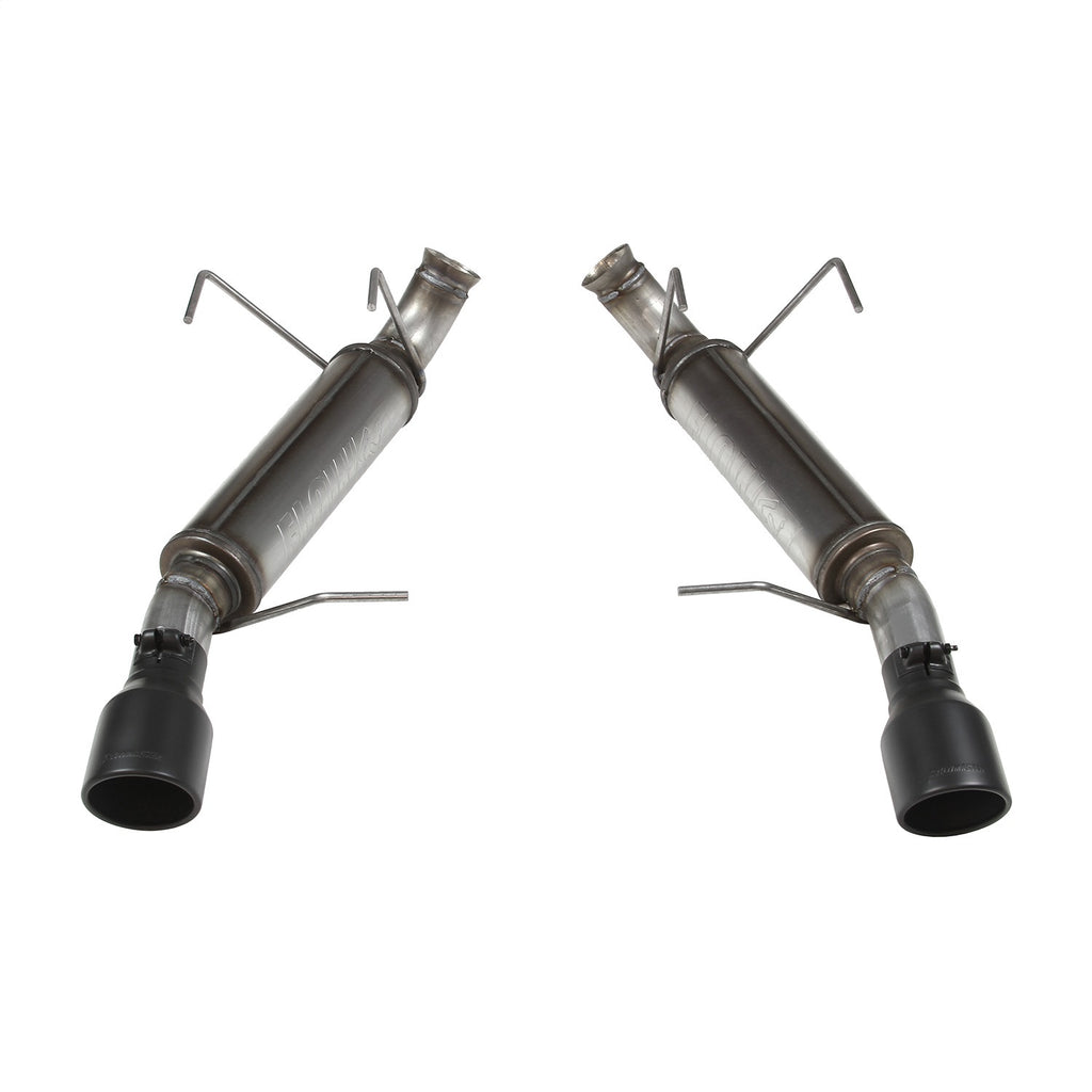 1114-Mustang-Flowfx-Axleback-Exhaust-System-2.5In-Ss-4In-Black-Tips-Dual-Out-Rear