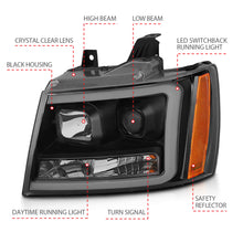 Load image into Gallery viewer, ANZO USA 111402 ANZO USA Projector Headlights for Select Chevrolet Avalanche, Chevrolet Suburban, Chevrolet Tahoe