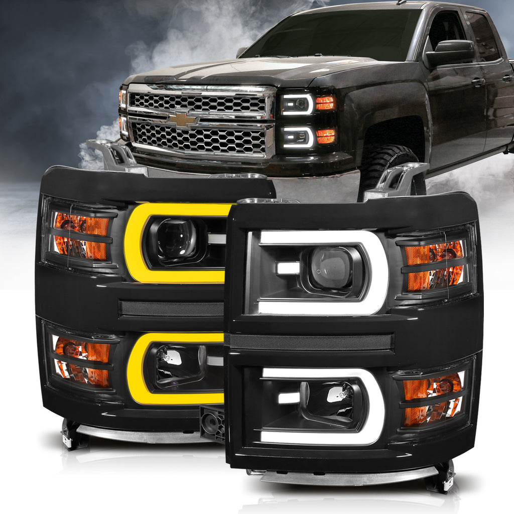ANZO USA 111412 ANZO USA Projector Headlights for Select Chevrolet Silverado