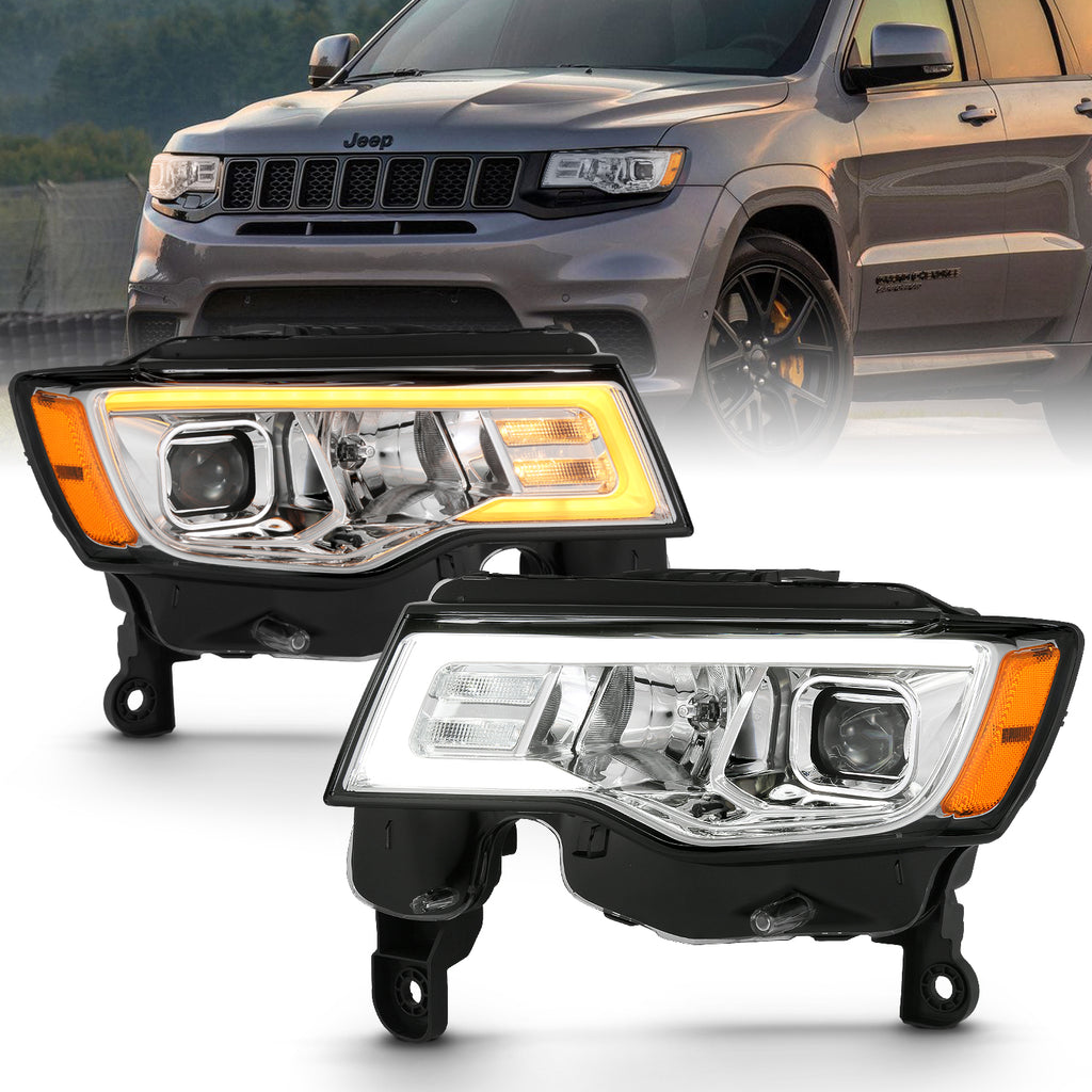 ANZO USA 111419 ANZO USA Projector Headlights for Select Jeep Grand Cherokee, Jeep Grand Cherokee WK