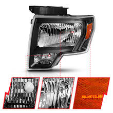 Load image into Gallery viewer, ANZO USA 111428 Crystal Headlights for Select Ford F-150