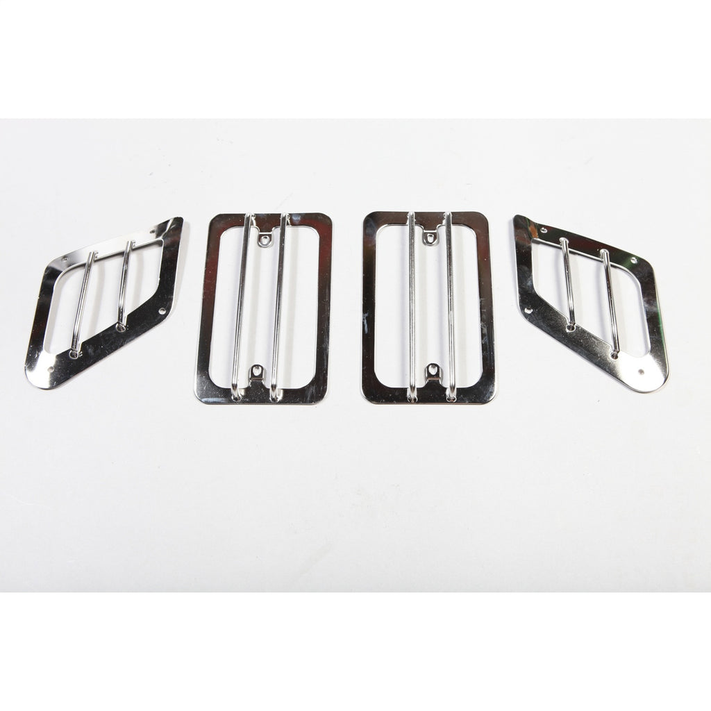 Rugged Ridge 11142.02 Euro Guard Kit Turn Signal/Side Flare Guard for Select Jeep TJ, Jeep Wrangler